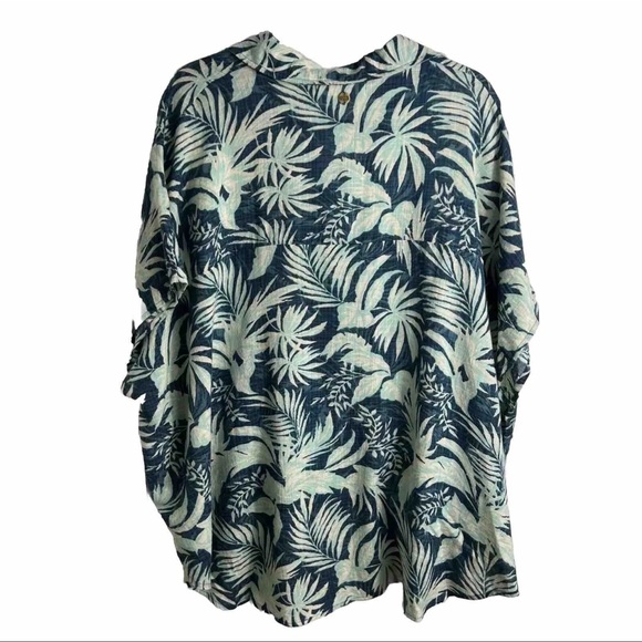 Rip Curl Womens Sun Rays Oversized Button Up Tropical Shirt Large - Picture 2 of 10